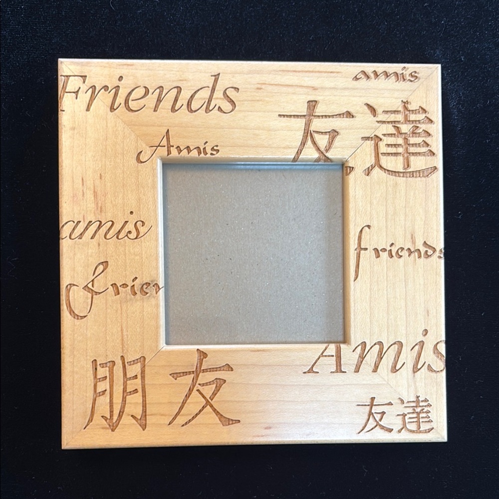 Lasercraft Wood Friends Photo Frame